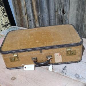 American Vintage Tan Suitcase