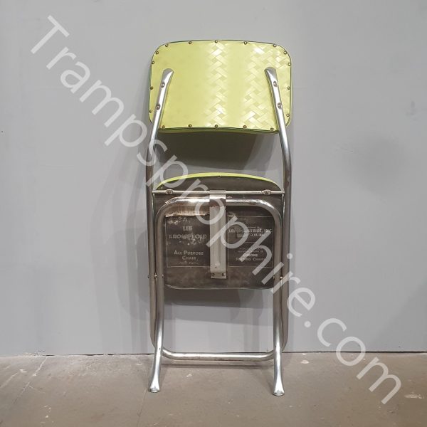 Krome-Fold Green Folding Kitchen Diner Chairs
