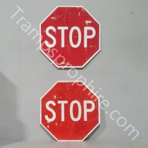 9464 Reflective Stop Sign Medium x2