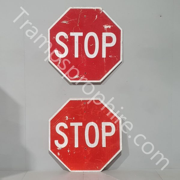 Original Red American Stop Sign