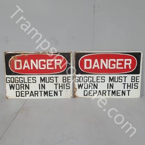 Danger Factory Warning Sign Metal