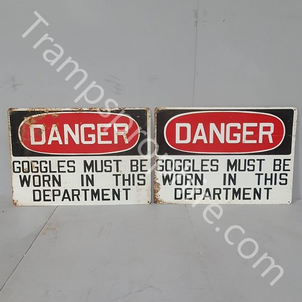 Danger Factory Warning Sign Metal