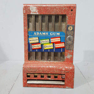Red Adam Mills Gum Dispenser