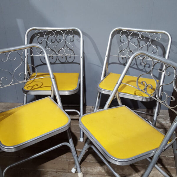 Set of Aluminium Folding Chairs