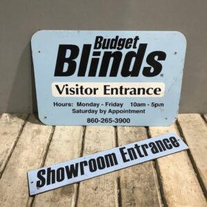 American Blind Business Sign