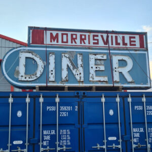 Large American Diner Sign Double Sided