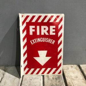 American Fire Extinguisher Flange Sign