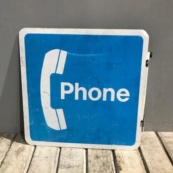 American Pay Phone Flange Sign