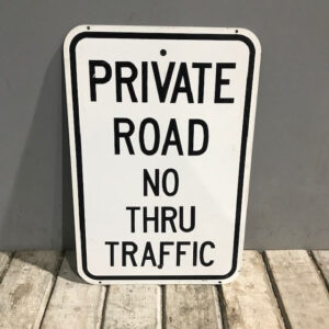 American Private Road Sign
