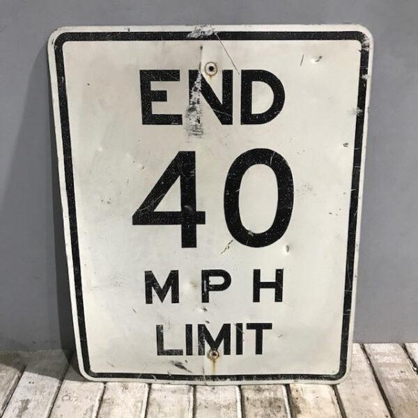 American Road Sign Speed Limit