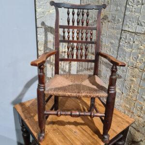 Wooden Spindle Back Armchair