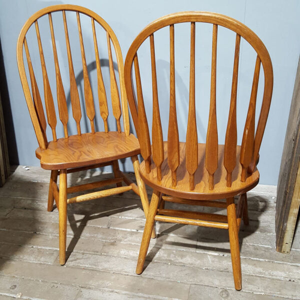 Wooden Arrow Back Chairs