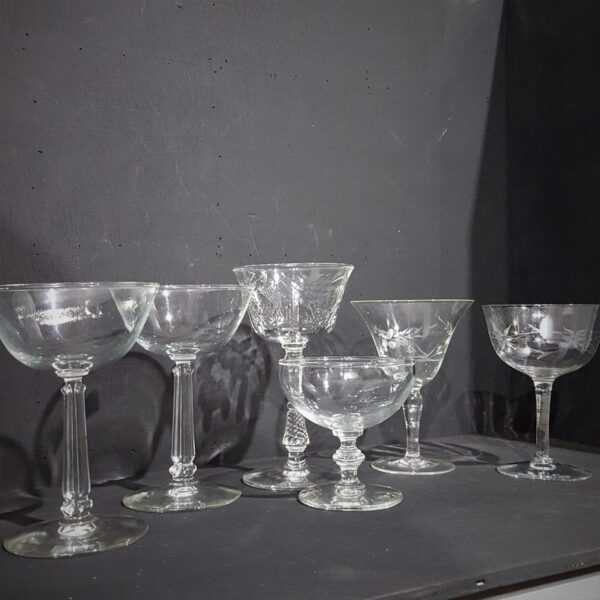 Assortment of Cocktail Glasses