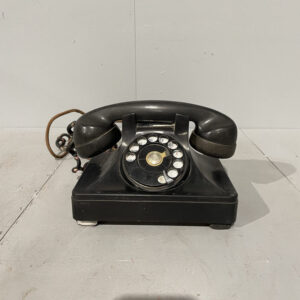 Vintage Black Rotary Dial Phone