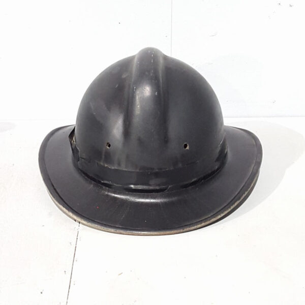 Black Fireman Helmet