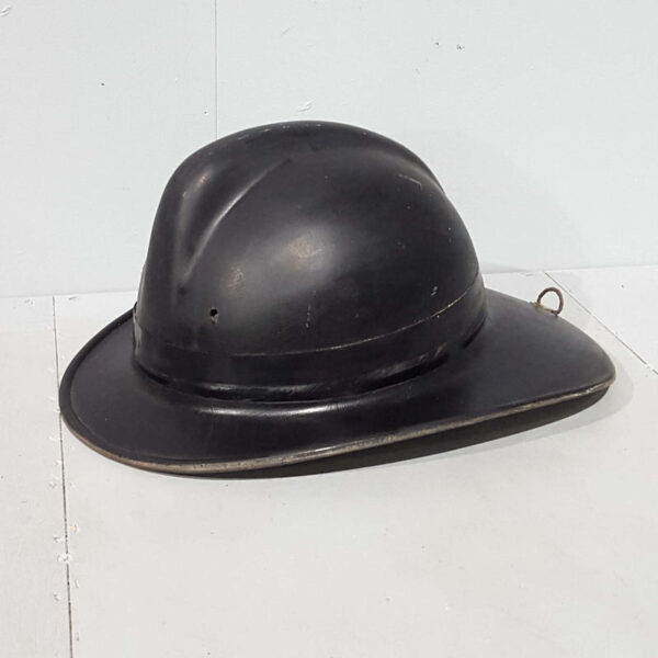 Black Fireman Helmet
