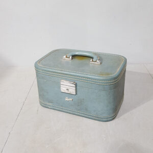 Vintage Blue Vanity Case
