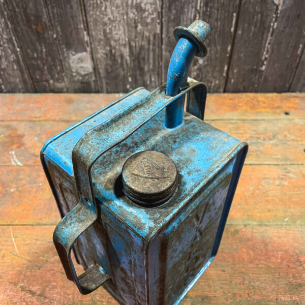 Vintage Blue Gas Can