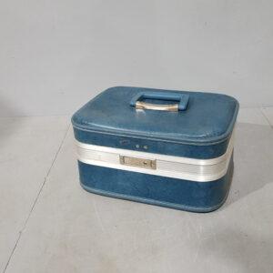 Vintage Blue Vanity Case