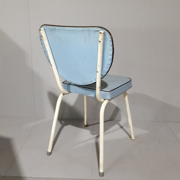 Blue and White Kitchen Chair