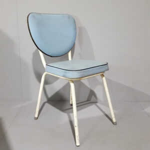 Blue and White Kitchen Chair