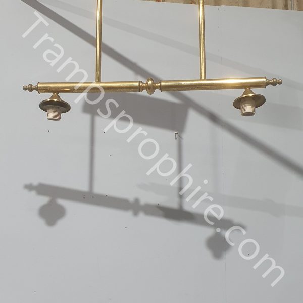 Brass Mounted Ceiling Light
