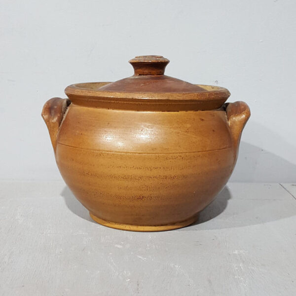 Brown Stoneware Pot