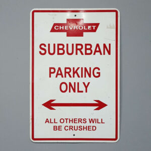 American Suburban Parking Sign