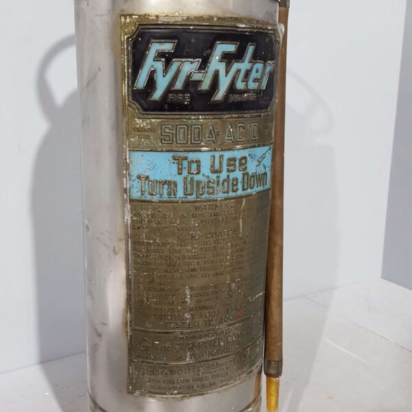 Fyr-Fyter Chrome Fire Extinguisher