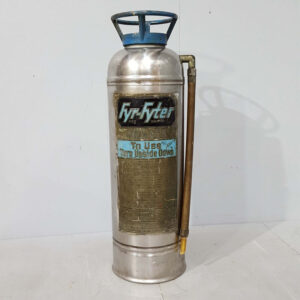 Fyr-Fyter Chrome Fire Extinguisher