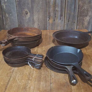 Collection Of Cast Iron Skillets
