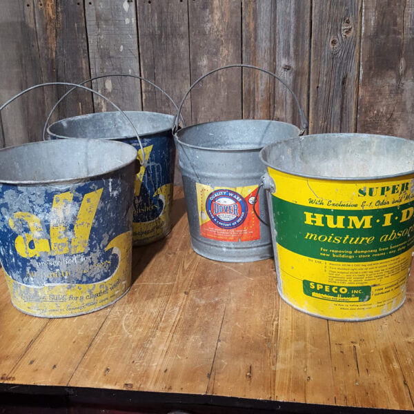 Galvanised Steel Buckets Collection