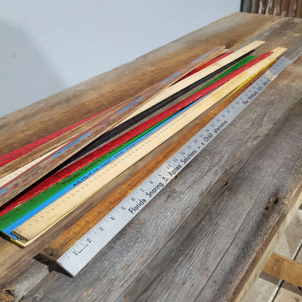 Collection Of Wooden Yard Sticks