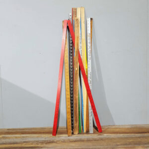 Collection Of Wooden Yard Sticks