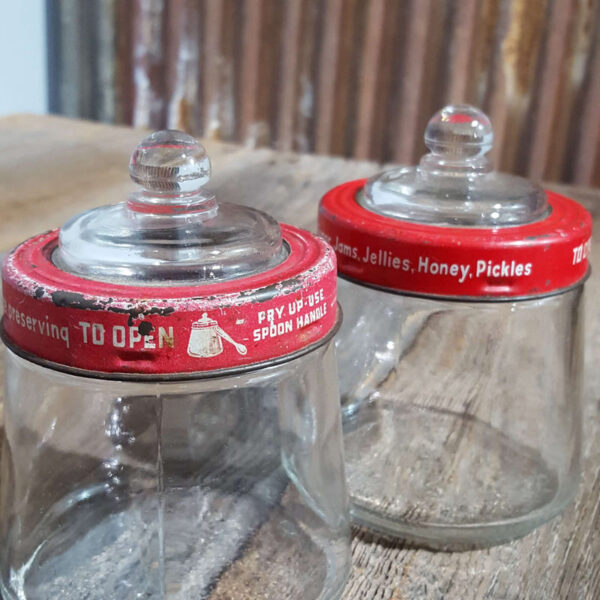 Vintage Condiment Jars