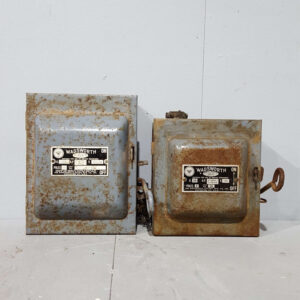 Vintage Fuse Box Pair