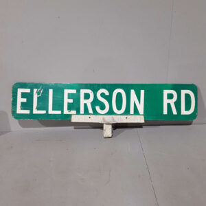 American Ellerson Rd Street Sign