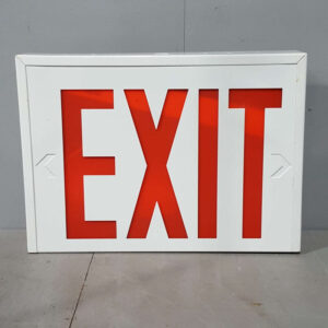 Red Exit Light Sign