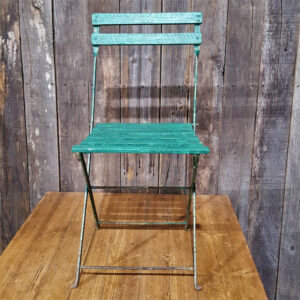 Vintage Green Bistro Chair
