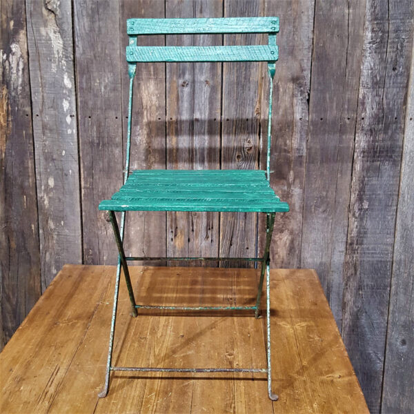 Vintage Green Bistro Chair