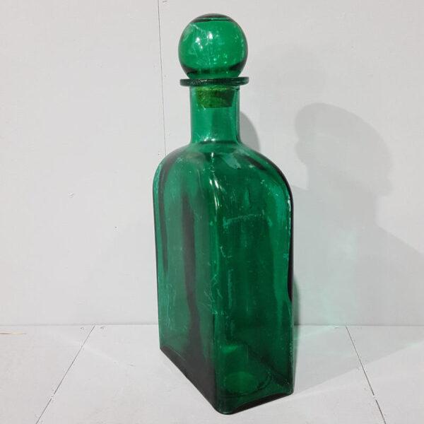 Large Green Glass Bottle