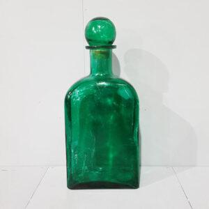 Large Green Glass Bottle
