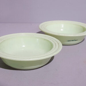 Green Milk Glass Bowls