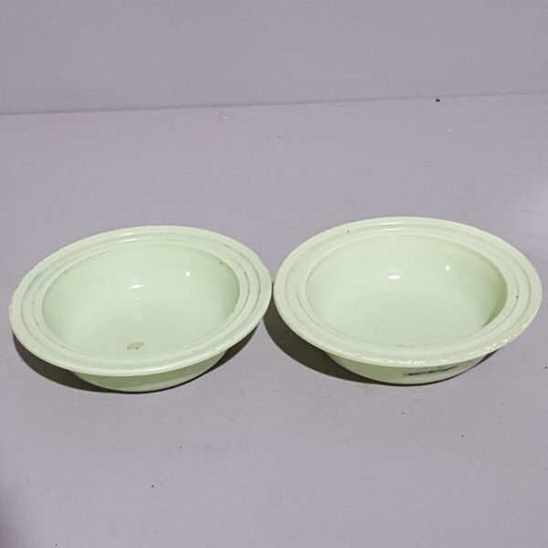 Green Milk Glass Bowls