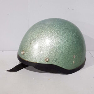 Green Glitter Motorcycle Helmet