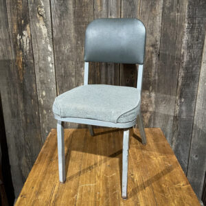 Industrial Vinyl Backed Chairs