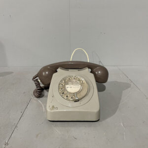 Grey Rotary Dial Phone