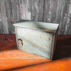 Grey Weathered Post Box
