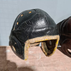 Original 1920/30's American Football Helmet (black)