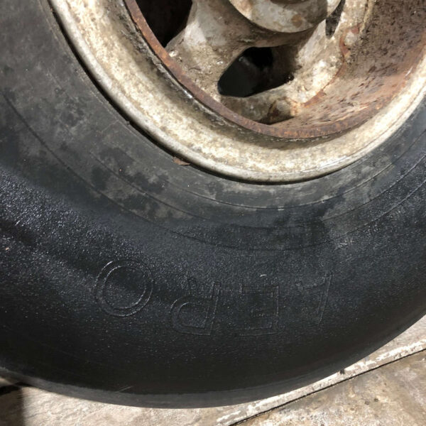Salvaged Aeroplane Tire